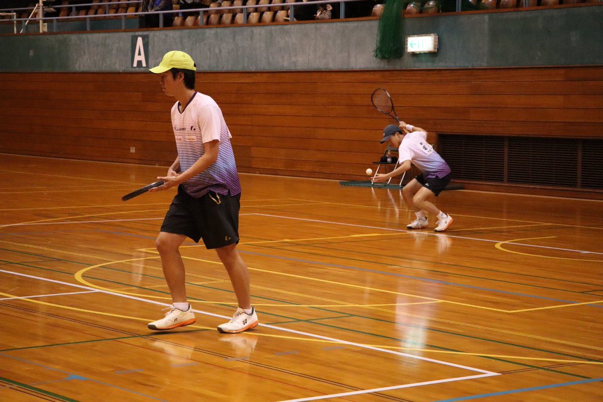 pocket_tennis's tweet photo. 明治大学坂口・小山ペアが決勝トーナメント初戦突破！２回戦進出を決めました！

#KS杯
#ソフトテニス https://t.co/oQCefW1pOT