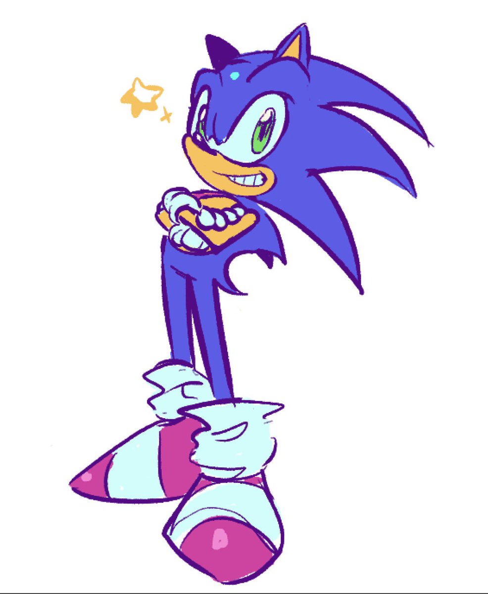 Sonic doodle that I liked ( ˶ ˃ ᗜ ˂ ˵ )