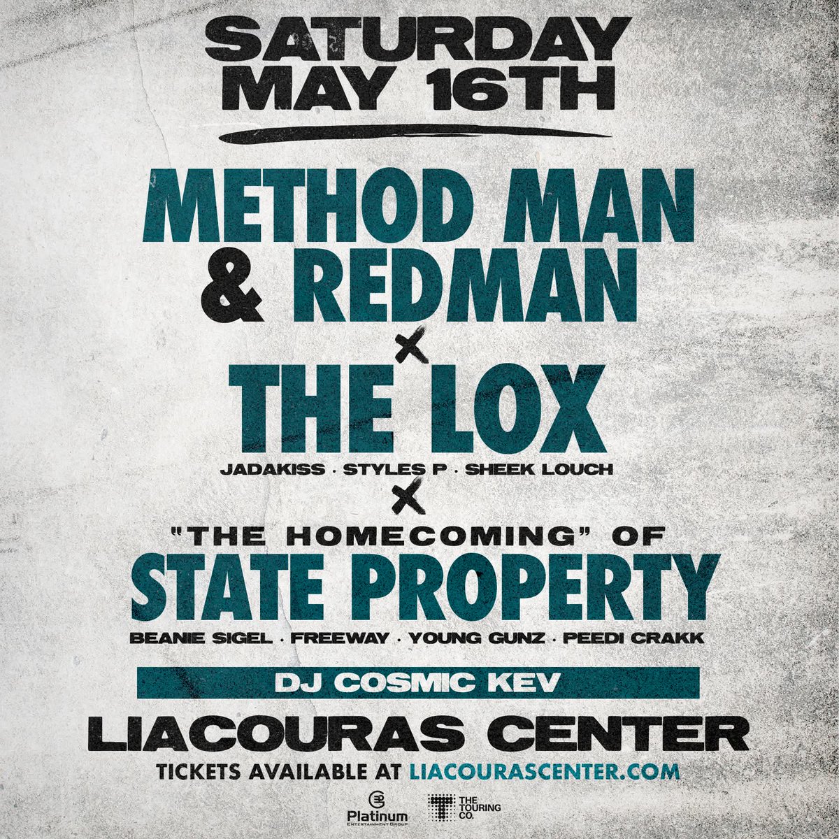 Kimmylovespella's tweet image. Bucket 🪣 list checked off, pre-birthday gift #1 to myself, I've always wanted to see them perform. Think this was the sign #thelox #jadakiss #stateproperty #methodman #Redman #beaniesiegel #freeway #younggunz #peedicrack yeaaaaaa imma need all parts of this!!!