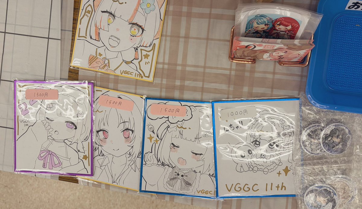 あとこちら色紙残ってます…よければ…！ #VGGC11th