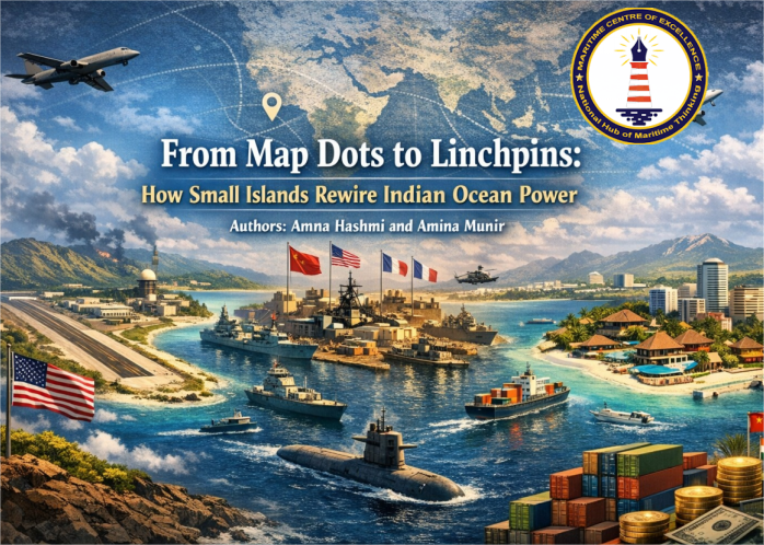 MCE Insights | From Map Dots to Linchpins: How Small Islands Rewire Indian Ocean Power

Amna Hashmi &amp; Amina Munir | Modern Diplomacy

In today’s Indian Ocean, power is no longer measured by size but by location. From Diego Garcia’s strategic permanence to Djibouti’s military