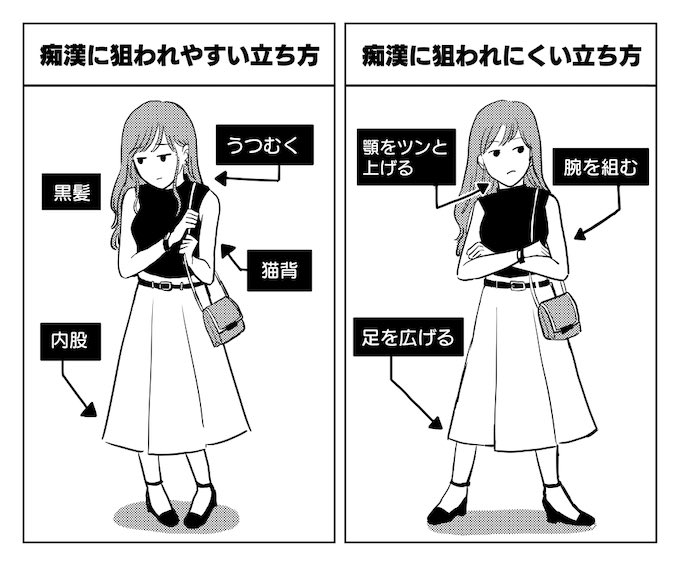 私ぼーっとしてる時アゴを少し上げる癖あるんだけど電車で痴漢されたことないです。黒髪だし女性らしい服装をする事が多いけど一度もありません‼️おすすめです‼️