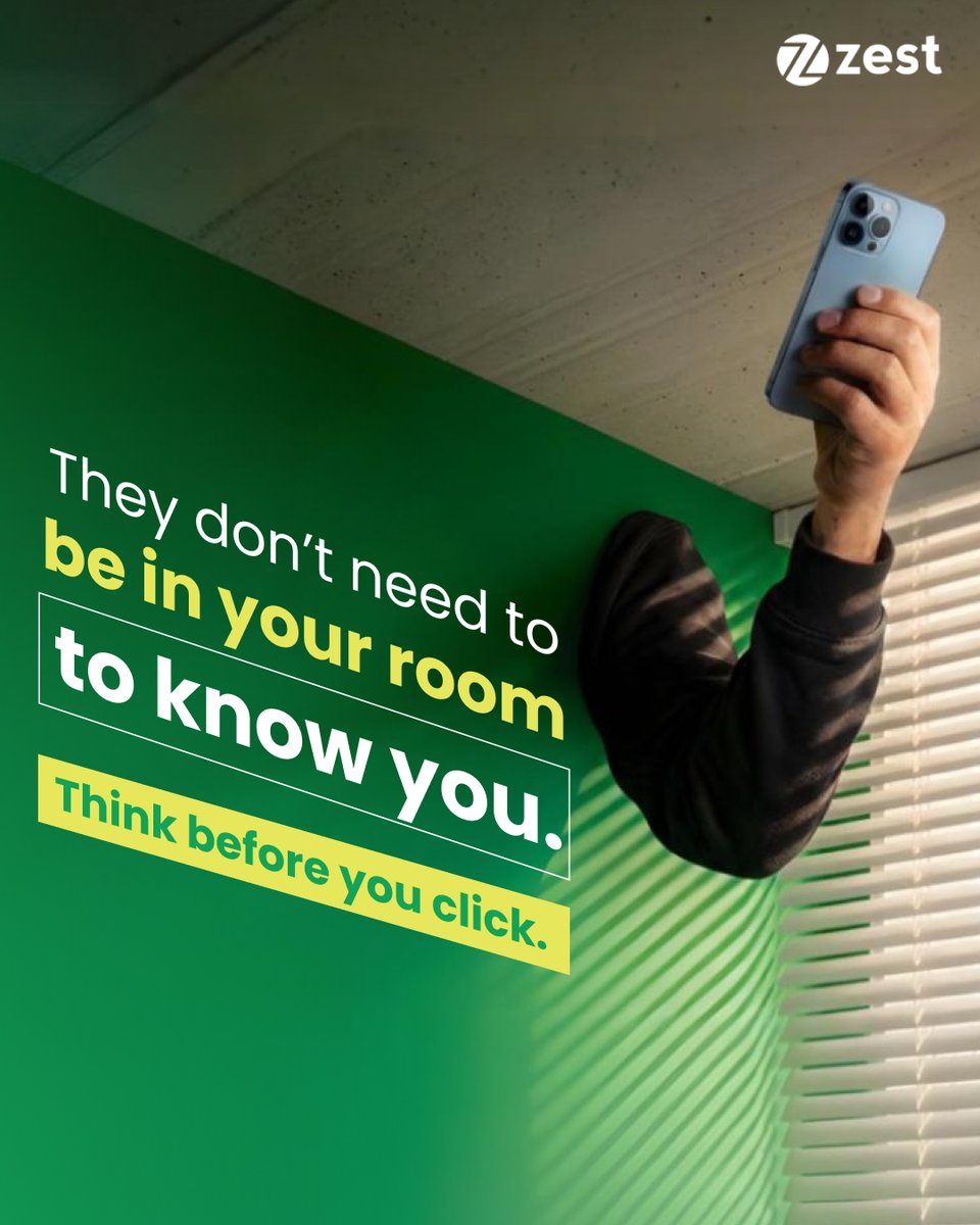 ZestMoney's tweet image. Scams don’t knock. They click.

Don’t fall for a digital trap — stay click-conscious.

#OnlineSafety #CyberAware #ThinkBeforeYouClick