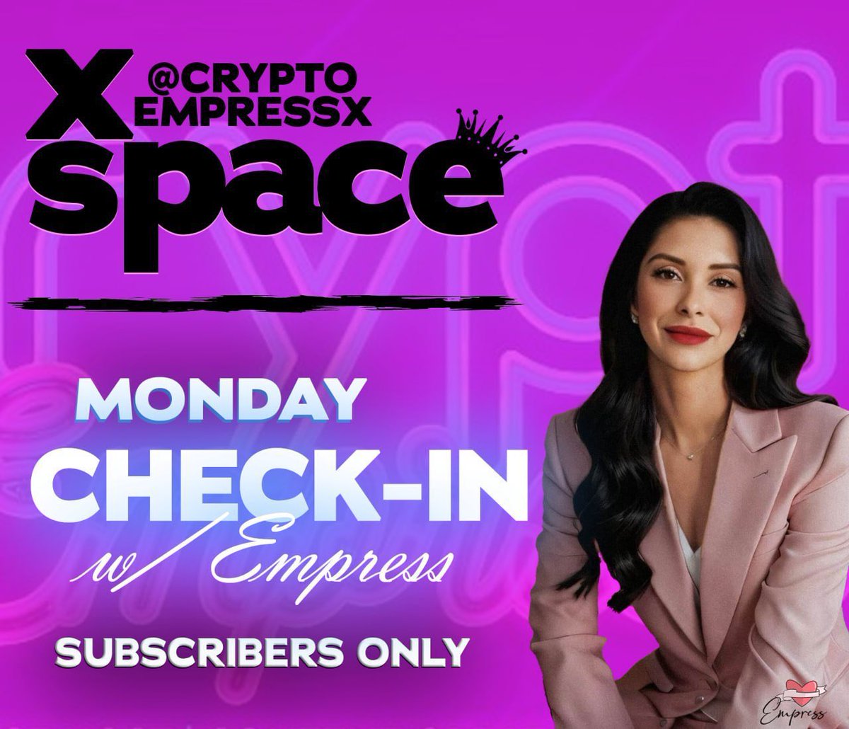 SUBSCRIBERS ONLY✨

Monday Check-In: 
Let’s Crush This Week! 🚀💕

Grab your coffee, fuel up, and let’s set the tone for a powerful week.

We’re building momentum, today is all about positive energy and reconnecting with our goals. ✨

Let’s show up strong and make every moment