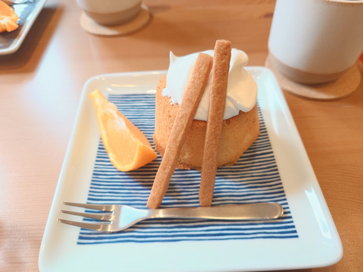 今日の218でランチと黒柴コーヒーのデザート＆コーヒー🤣