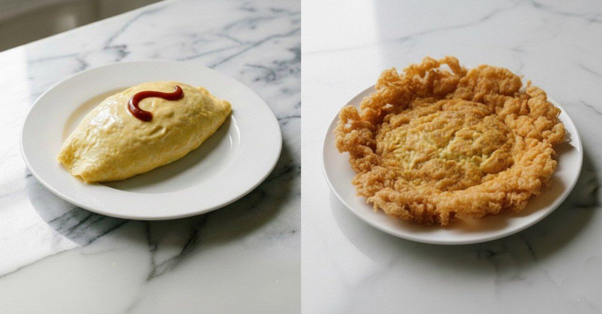 nivacooks's tweet photo. Omurice &amp; Kai Jeow recipe: https://t.co/O1zNiUrKMP https://t.co/AfkyI1VHp9