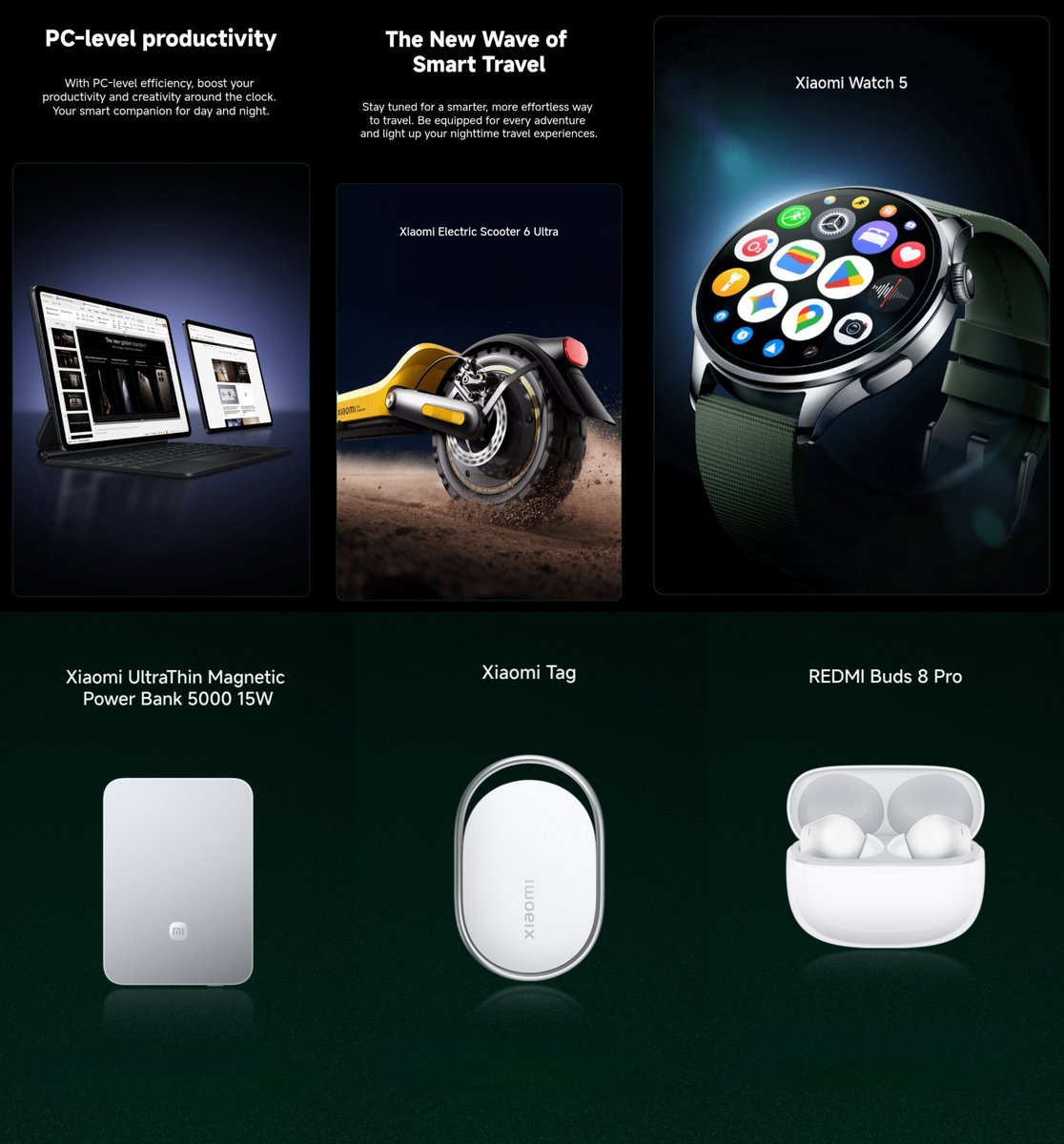 Xiaomi Global Launch 
28th February 2026 📆

▫️ Xiaomi 17 Ultra
▫️ Xiaomi 17
▫️ Xiaomi Pad 8 Series
▫️ Xiaomi Electric Scooter 6 Ultra
▫️ Xiaomi Watch 5
▫️ Xiaomi Ultra Thin Magnetic Power Bank 5000mAh 15W
▫️ Xiaomi Tag
▫️ REDMI Buds 8 Pro
#Xiaomi #Xiaomi17 #Xiaomi17Ultra