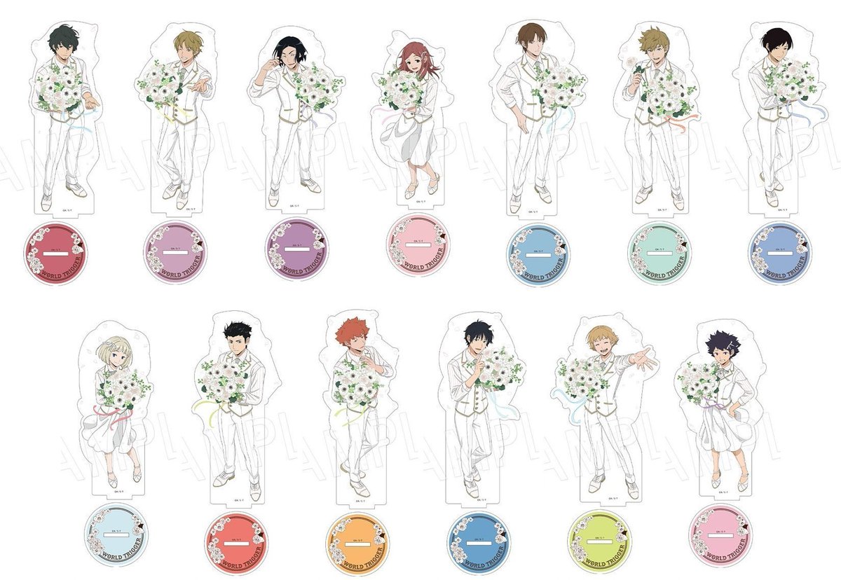 アニメイトオンラインで予約受付中！ ワールドトリガー アクリル