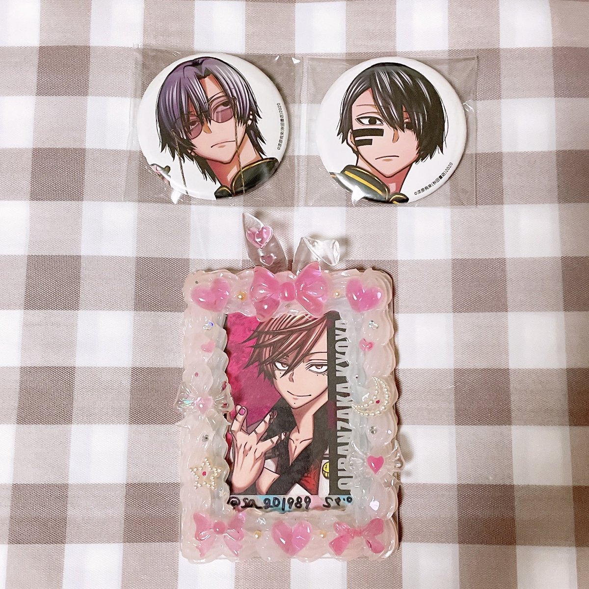 1 【交換/譲渡】桃源暗鬼 c107 アフコミ コミケ 缶バッジ キャラカード