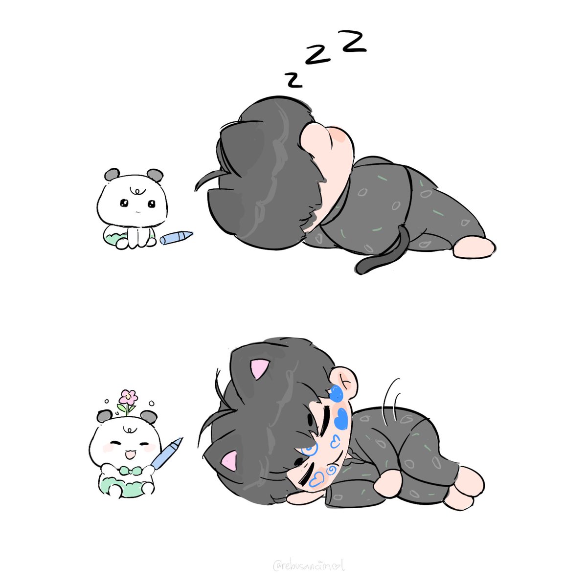 rebusancimol's tweet photo. baby meowmi is living his best live ☺️ https://t.co/0HxzlUFyel
