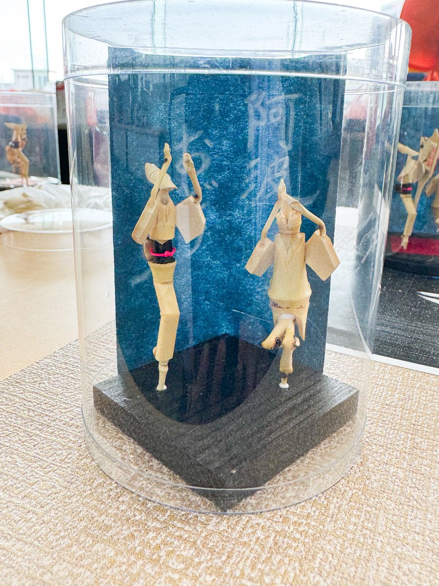 徳島の伝統工芸品の1つ！ 竹人形！🎋 竹人形づくり体験ブースで