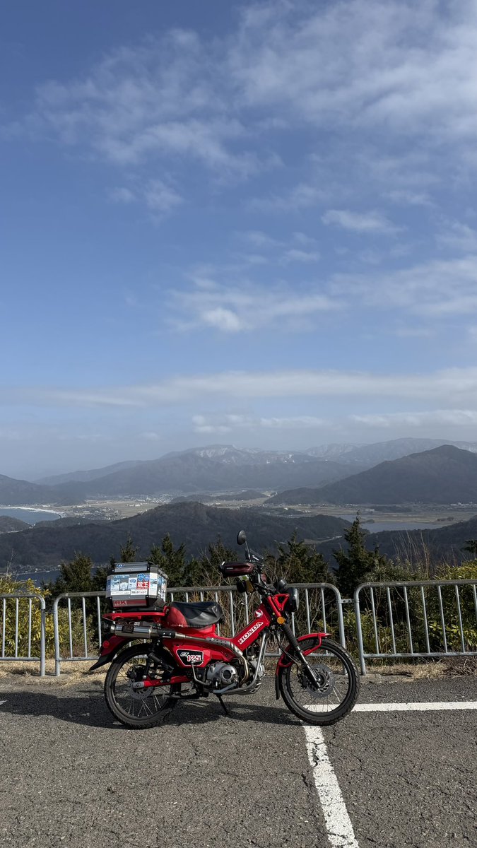 お昼からは青空も出てきて、良い締めになりました。 今日のツーリング