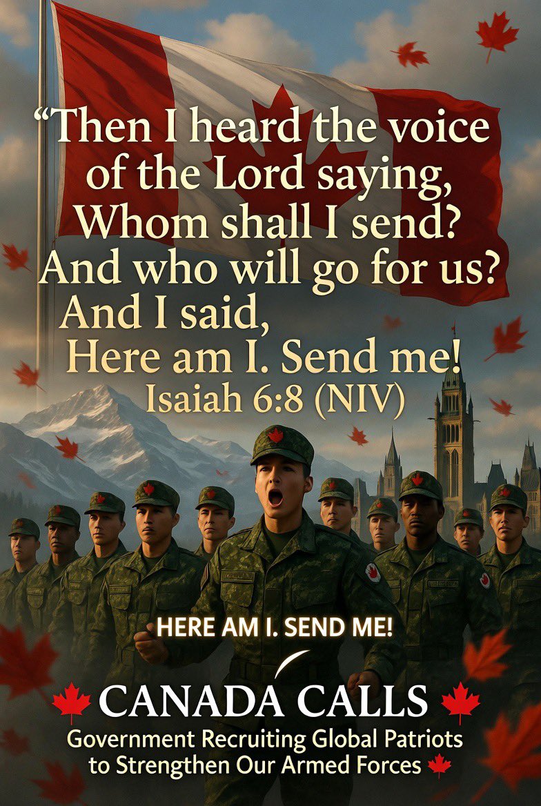 KyleMcinnes's tweet photo. How cool would it be if the @CanadianArmy accepted Christ as our Lord and Saviour? https://t.co/SLTIDwyvia