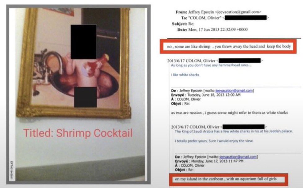 Anyone with so much as a fingernail’s involvement with Epstein should suffer for the rest of their life.