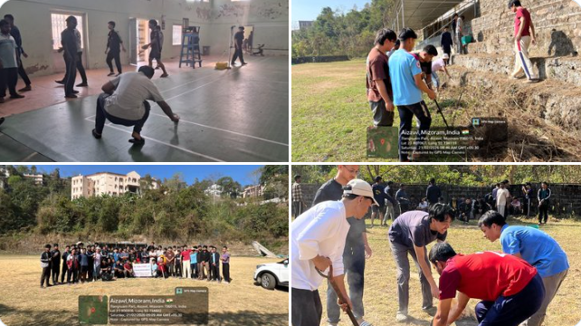 Lalhmingth90922's tweet image. 🌿 Cleanliness &amp;amp; Community Service!
#NSSUnit, #CollegeofVeterinarySciences &amp;amp; Animal Husbandry, #Selesih, successfully held a cleanliness drive at the #playground &amp;amp; #indoorstadium. 👏✨ #INDvsSA #ENVtuber #mizoram #Israele #LifeLessons #SanjuSamson