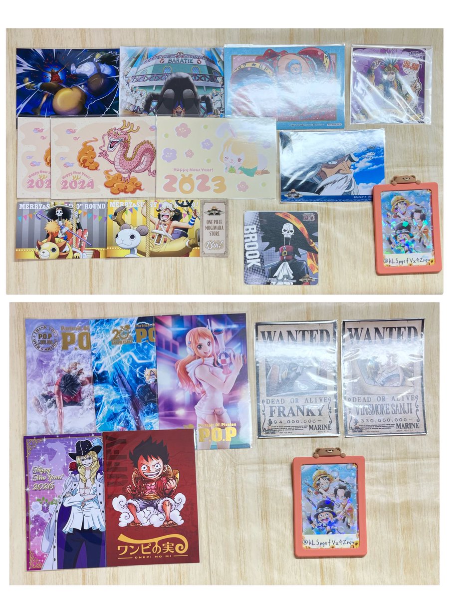 交換」 ONE PIECE ワンピース 麦わらストア 場面写ポストカード 特典