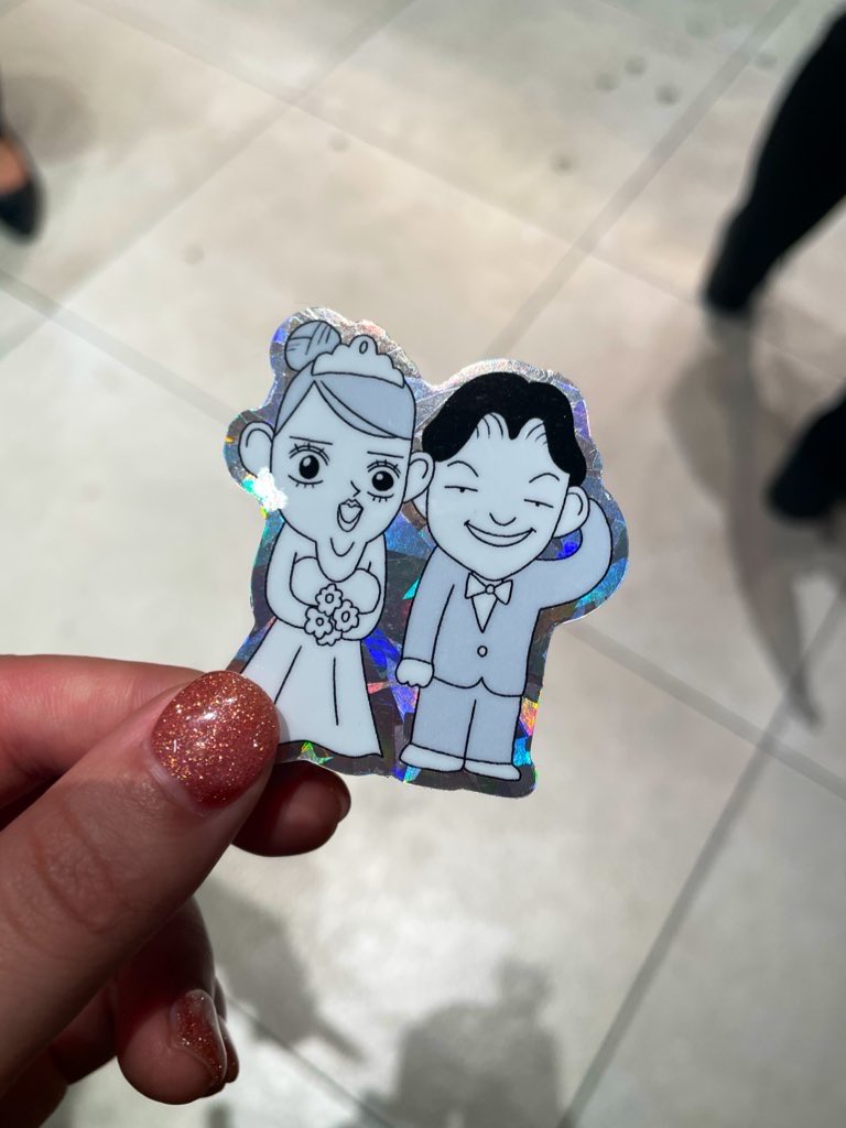 昨日はヤブクリのサリーちゃんのモデルになった友達の結婚式でした💒私