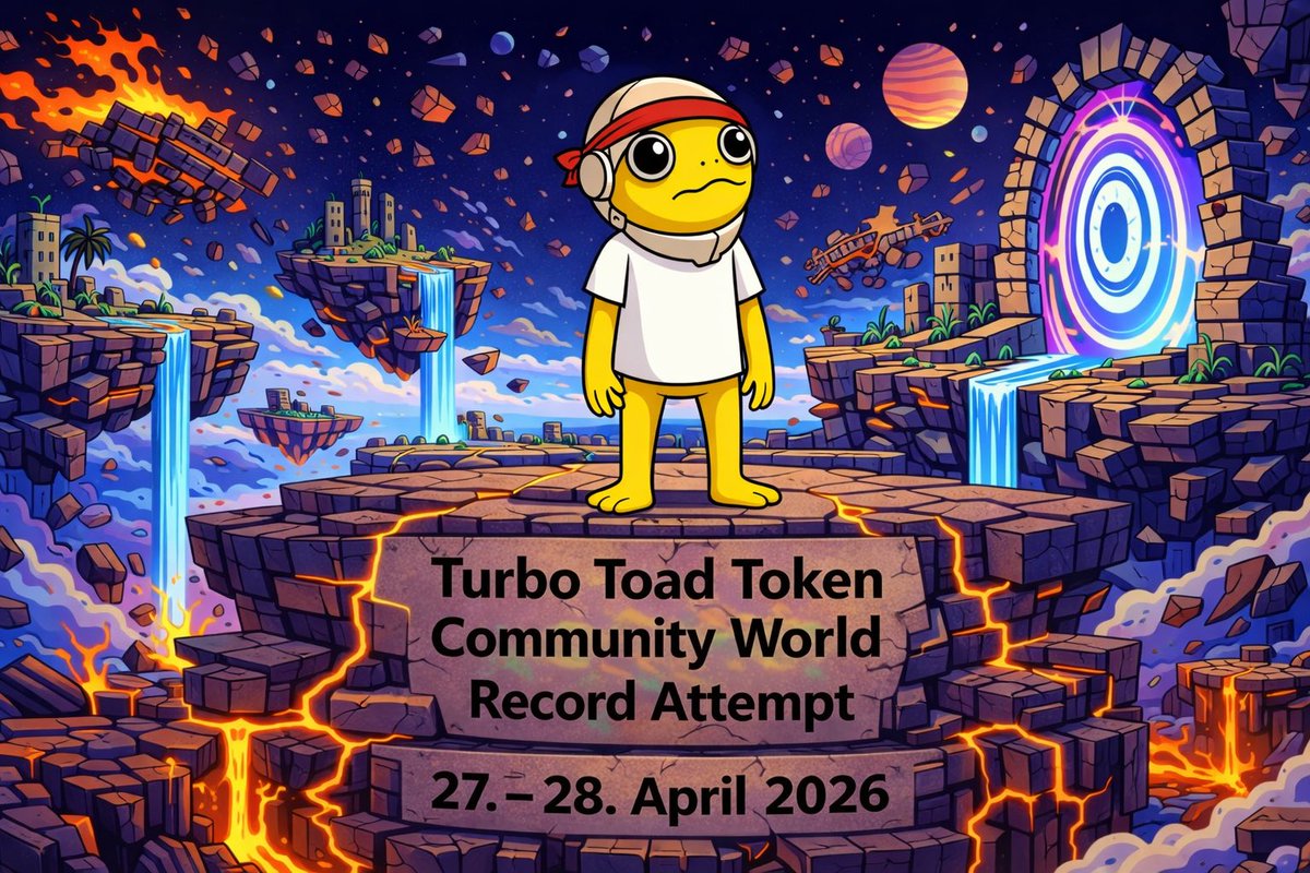<a href="/LToady24/">LoadyToad24</a> New worlds are waiting for us.

When we stand together now, $Turbo becomes the driving force. Our energy connects us beyond borders. Everyone can be part of it.

Let us unite for #TurboToadTokenWorldRecord.