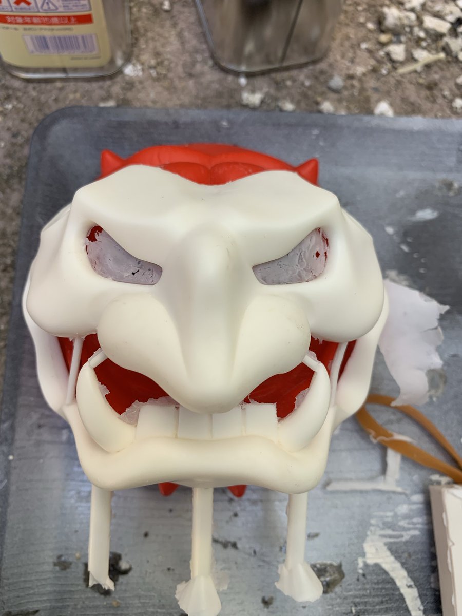 亀達磨ちゃん用鬼面、量産開始🐢👹