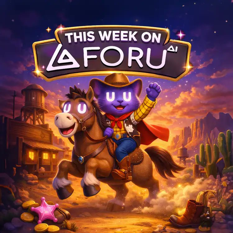 4uaicrypto's tweet photo. MORE PARTNERS, CAMPAIGNS, AND ACHIEVEMENTS! 🎉

See what you probably missed this week on ForU! 👇