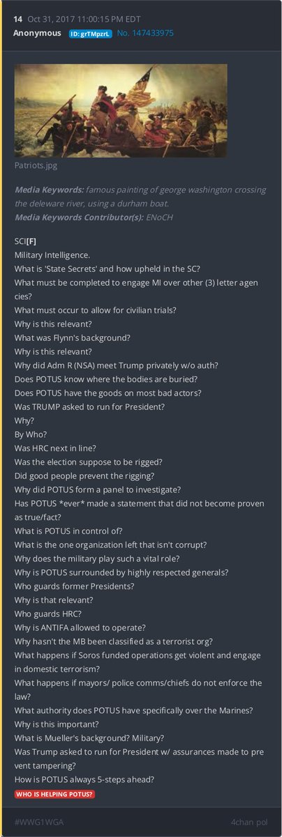 MrsCsCookies's tweet image. .@GenFlynn was trying to take down BOTH .@Mike_Pence &amp;amp; .@realDonaldTrump 

“If that's true, that means =here's more bad news coming for Pence and Trump. Flynn could =elp take down both
men.”

#OperationClassified
#DigitalSoldiers™️
