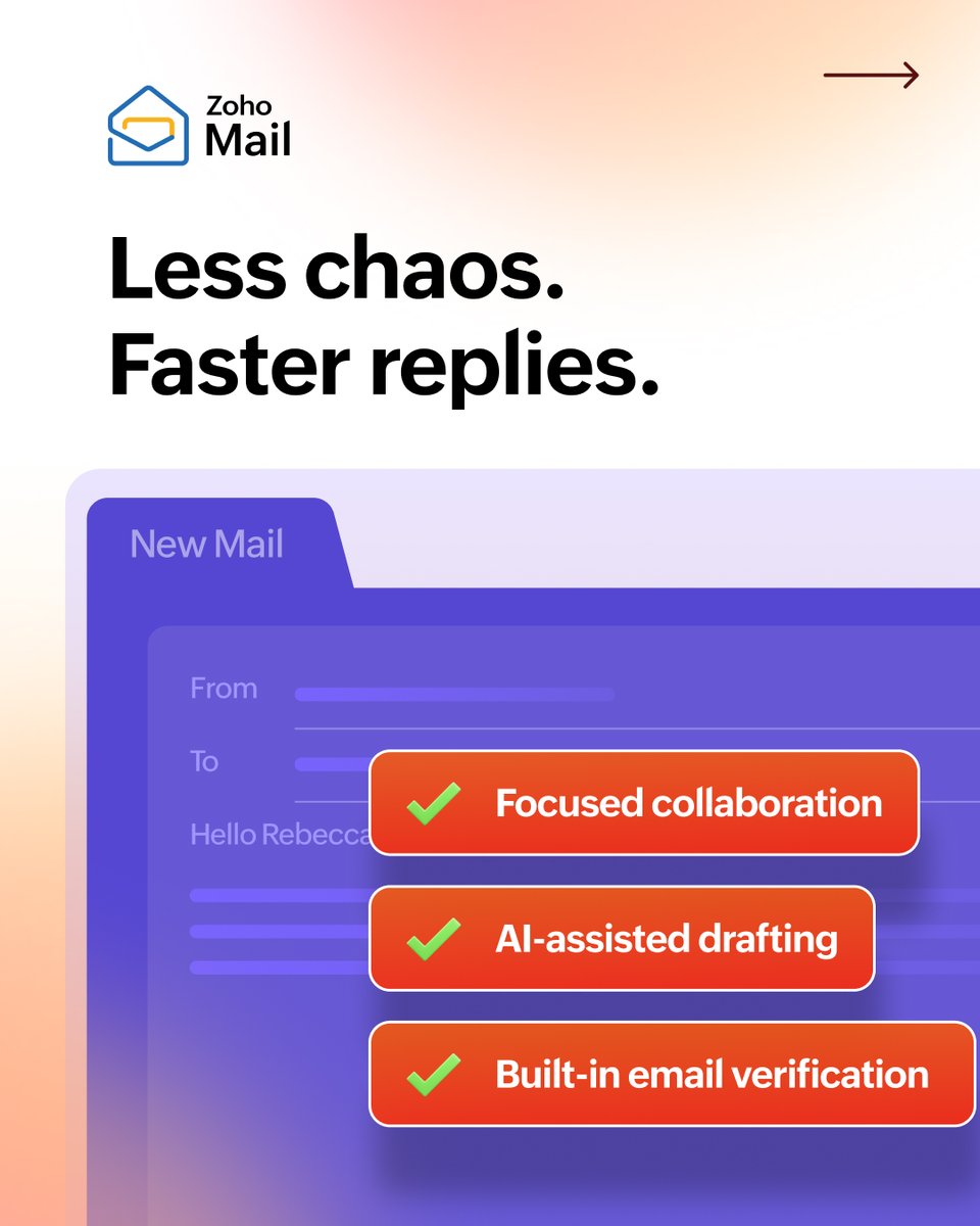Zoho Mail tweet media