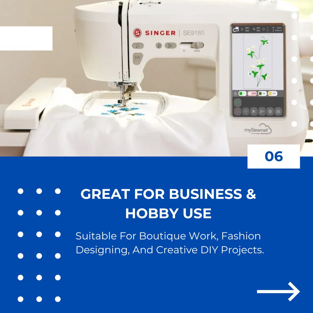 popularagenc's tweet image. Designed for creativity and precision, this advanced machine allows you to stitch, design, and customize patterns with ease. 
 #SingerMachine #SewingCreativity #EmbroideryWork #TailoringLife #DesignYourStyle #SewingProjects #Craftsmanship #SmartSewing #CreativeDesign