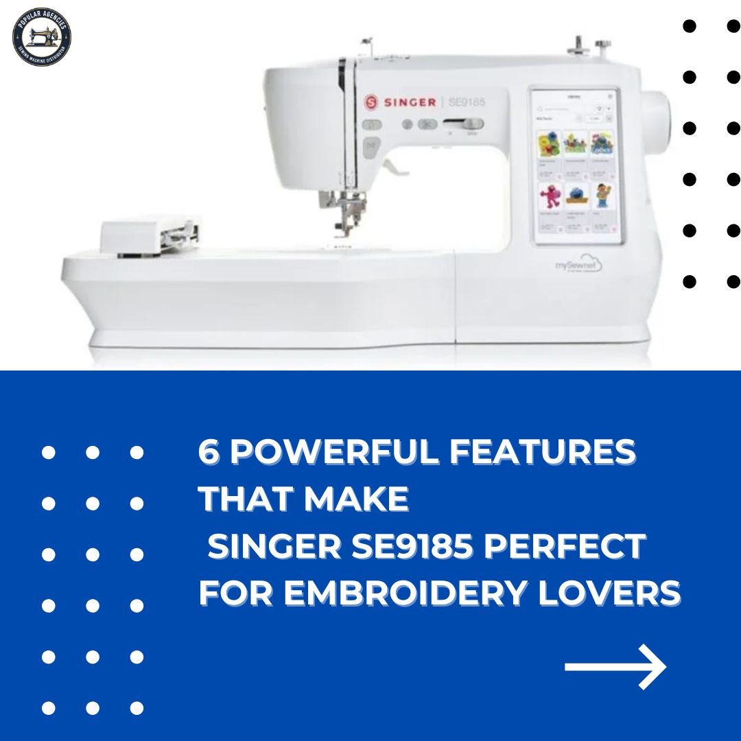 popularagenc's tweet image. Designed for creativity and precision, this advanced machine allows you to stitch, design, and customize patterns with ease. 
 #SingerMachine #SewingCreativity #EmbroideryWork #TailoringLife #DesignYourStyle #SewingProjects #Craftsmanship #SmartSewing #CreativeDesign