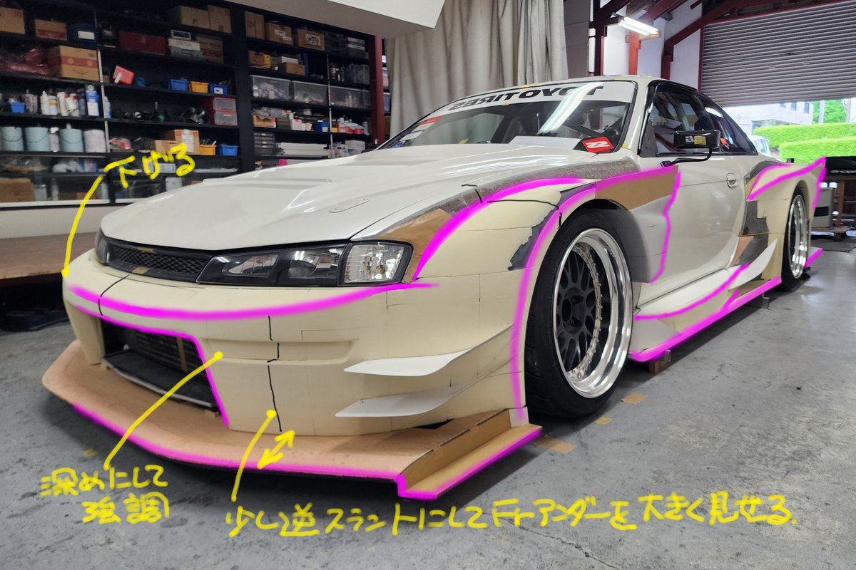 SportsCarsJP's tweet photo. ディティール・・

満足のゆくカタチにしたい、
洗練された造形にしたい。

モノのカタチは好みやデザインコンセプト
によって変わるのですが、スポカでは
単調な面やラインはなるべく使いません🙂

そんな各部位の集合体が何かを感じて
もらえると信じています～(個人の感想）

#シルビア
#GTカー https://t.co/rau4KqD6st