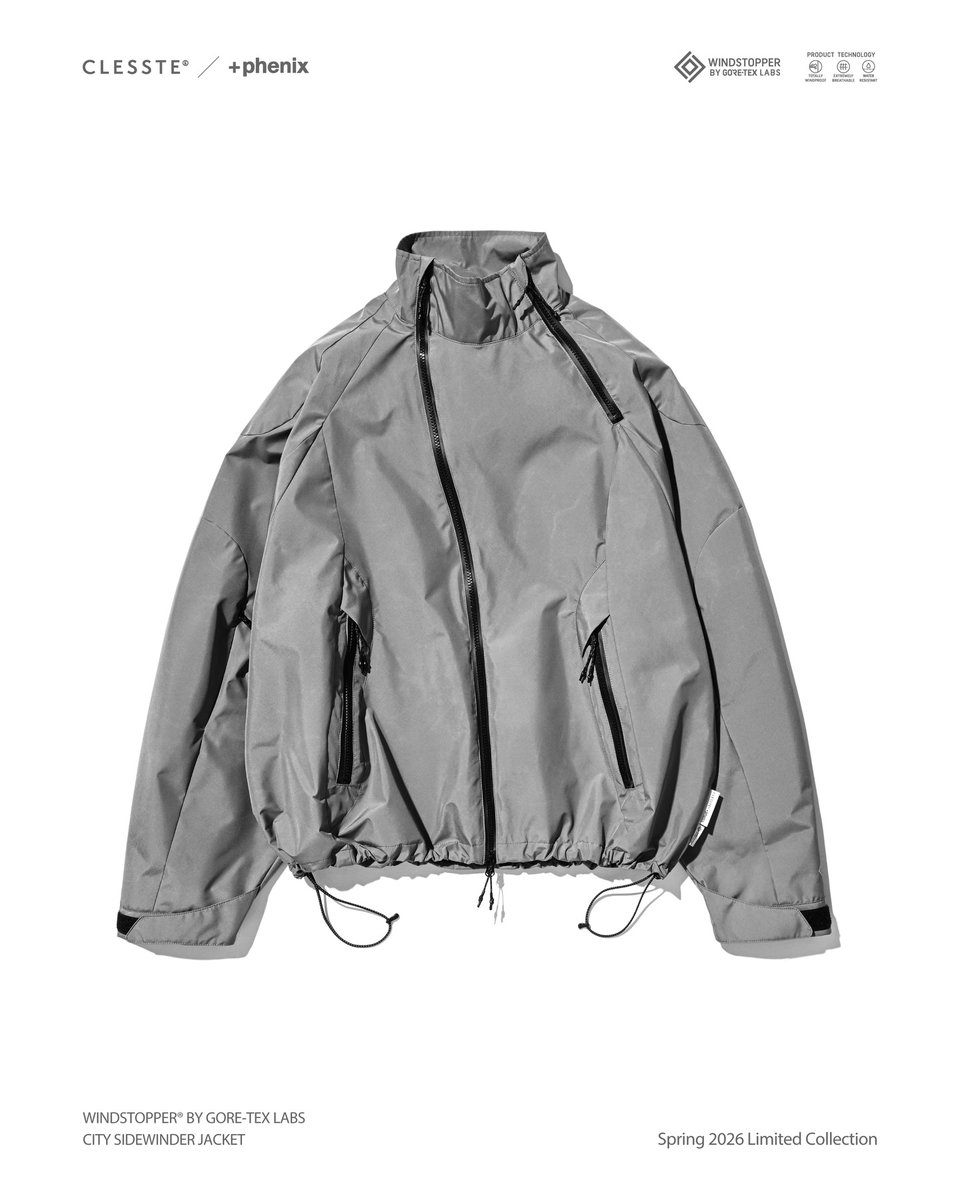 CLESSTE × Plus Phenix 2026 SS 別注 “WINDSTOPPER by GORE-TEX LABS