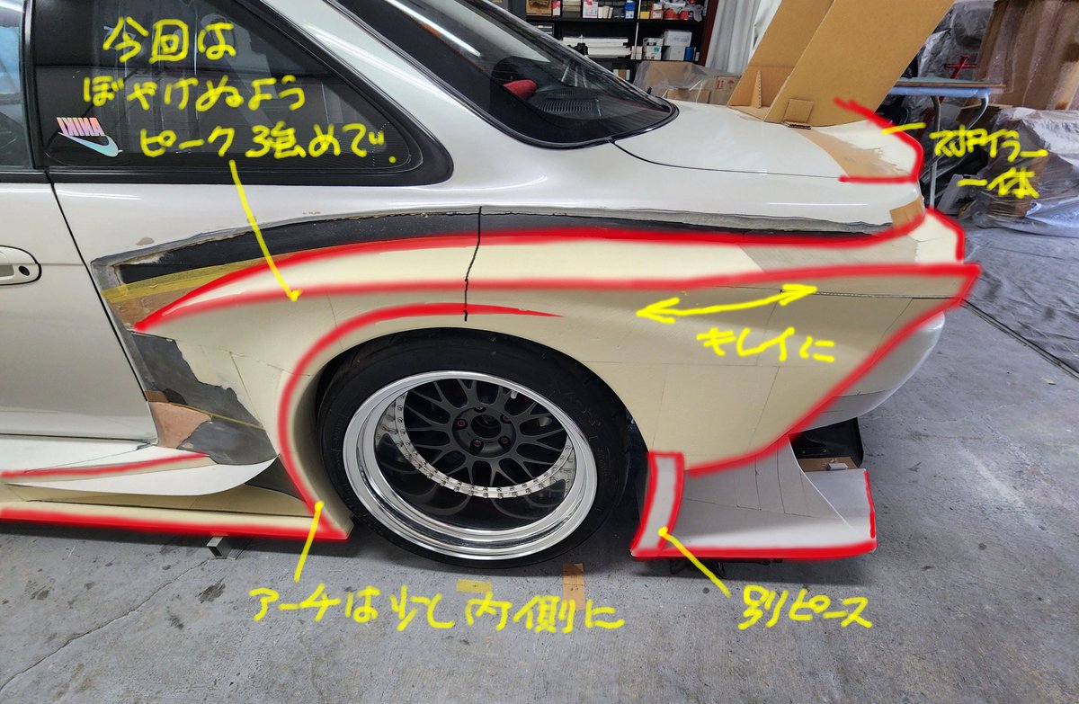SportsCarsJP's tweet photo. ディティール・・

満足のゆくカタチにしたい、
洗練された造形にしたい。

モノのカタチは好みやデザインコンセプト
によって変わるのですが、スポカでは
単調な面やラインはなるべく使いません🙂

そんな各部位の集合体が何かを感じて
もらえると信じています～(個人の感想）

#シルビア
#GTカー https://t.co/rau4KqD6st
