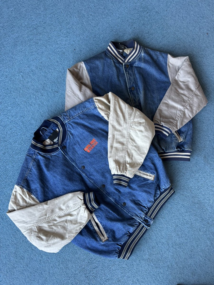 mirage029's tweet photo. .
.
Stadium jacket
" DENIM "
.
GEAR FOR SPORTS
SANTA CRUZ
.
YUKON TRAIL
MARIA
.
今の季節に是非オススメのスタジャンです❤️🔥
デニム素材でカッコよく着こなして下さい😊
.
大洗シーサイドステーション2階
Mirage
.
#茨城 #大洗 #古着屋
#大洗シーサイドステーション
#stadiumjacket https://t.co/uY0xukLxA4