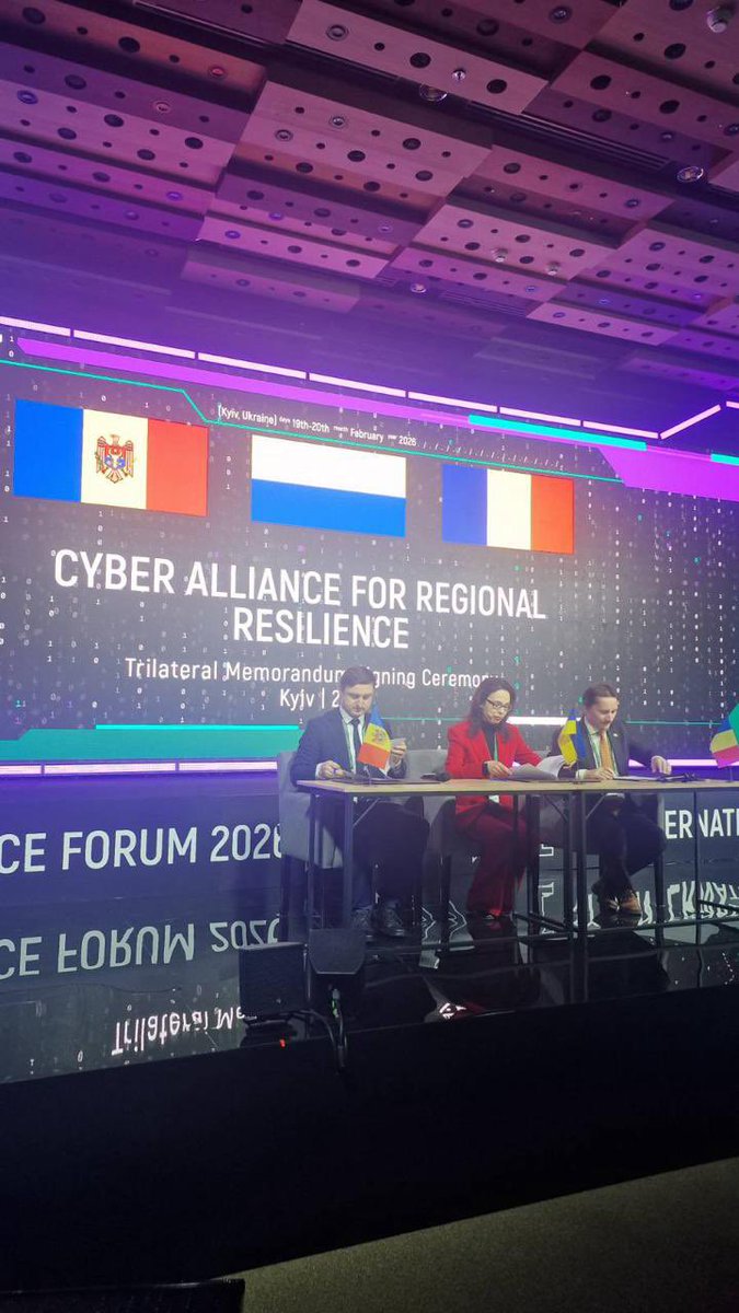VMicula's tweet photo. 🇷🇴🇲🇩🇺🇦 team up to protect our citizens against cyber attacks 👇 https://t.co/2a9WRyvXod
