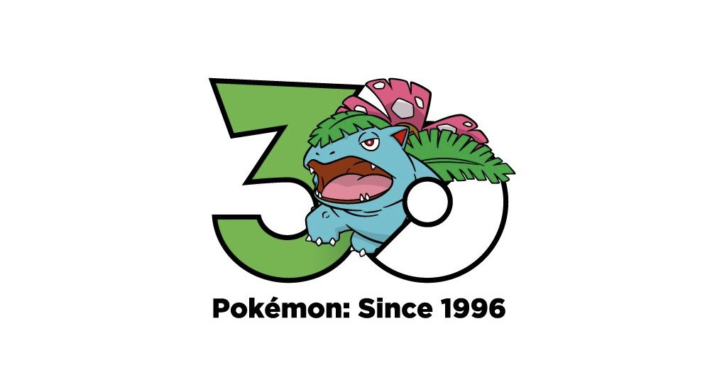 Charizard and Venusaur Pokemon 30th anniversary logos! #FRLG