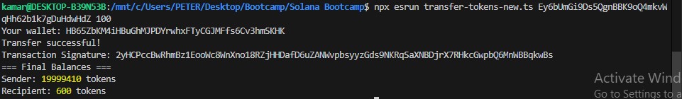 GM GM VOID!
Our assignment for Week 1 of the Solana Developers Bootcamp, organized by <a href="/SuperteamNG/">Superteam Nigeria</a> and <a href="/blockfuselabs/">Blockfuse Labs</a> was to create a script that enabled sending of minted tokens to other wallets, I was able to achieve this BUT, the script was hard-coded, meaning:

-The recipient