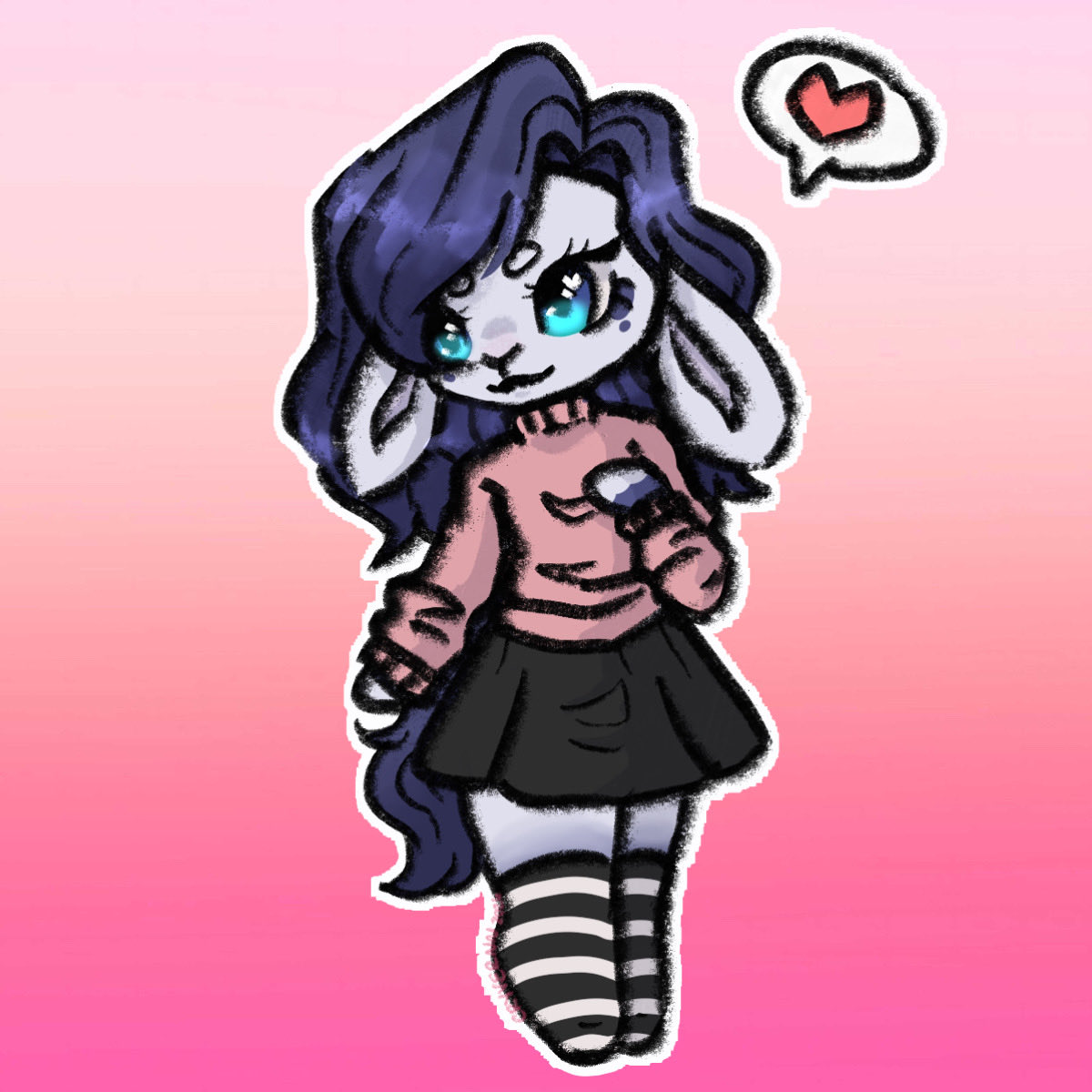 Cryvernn's tweet photo. First free art piece done for @/chrys_alus on Instagram!! Check out my previous post to claim yours!

#furry #furryart #art #furryartist #fursona https://t.co/K3Cm6LZfQi