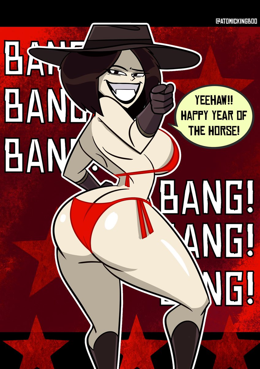 AtomicKingBoo's tweet photo. It’s Always Yeehaw time especially when it’s the year of the horse! ❤️

Commission for @Jennythecrato 
#oc #Commission #cowgirl #characterdesign https://t.co/ANCwOqWlz7