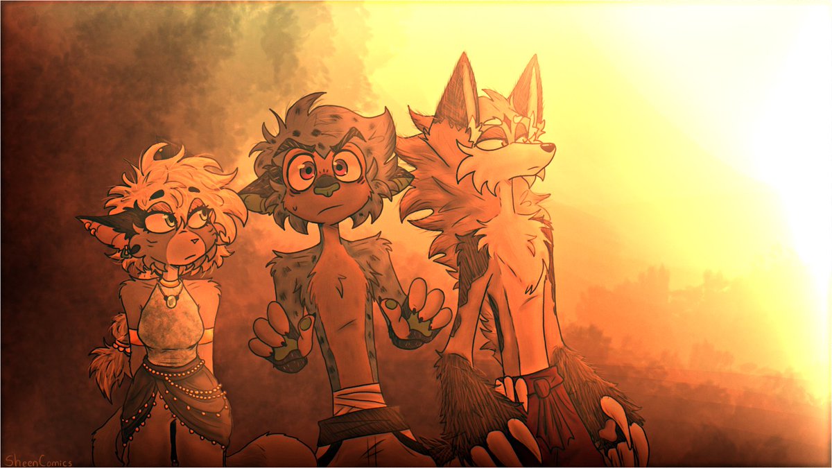 SheenComics's tweet photo. Esther, Oscar, and Knox 🍁🍂🪵 #art #artist #furry #furryart #digitalart #digitalartist #drawing #oc https://t.co/gcHlmpncKy