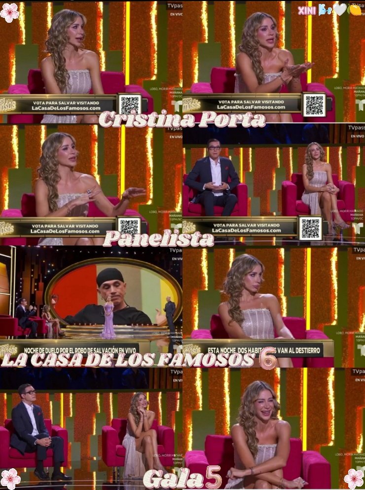 💮GaLa 5️⃣  Achieved ✅💫
Gala intensa💥 y magnífica analista. 
#TeamPorta 🌬️🤍🍋 #CrisPorta23F
#LCDLF6 🏠🎥