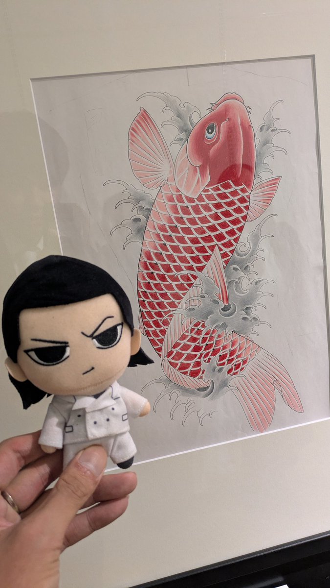 緋鯉の原画〜！！！