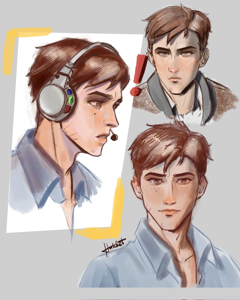 tried some new brushes with Robert ♥️ #dispatch