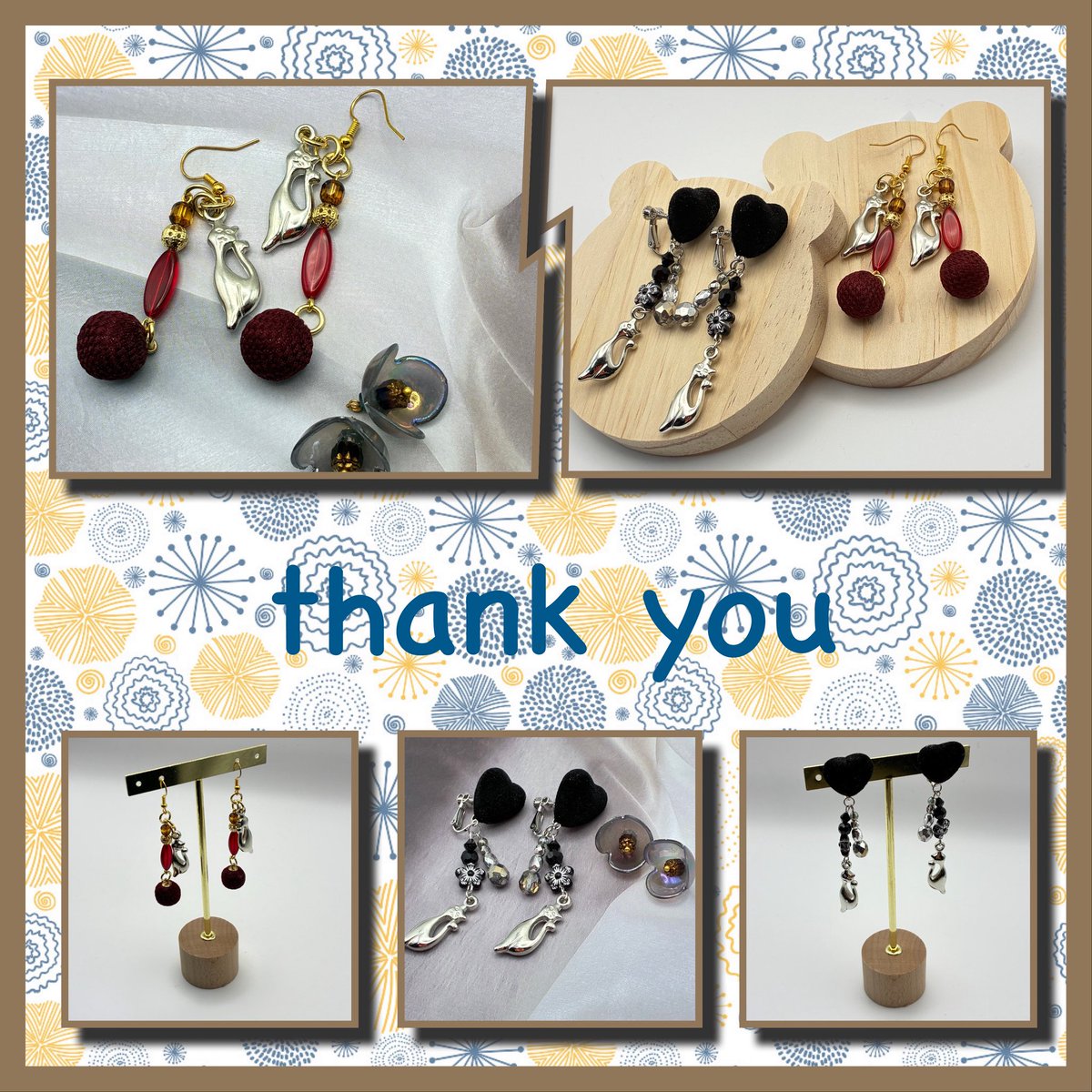 k_kl80's tweet photo. こんにちは😃
長い事アクセサリーを作れなくなって落ち込んでいました
作りたいのに意欲が湧かない状態でした
ご心配かけてごめんなさい🙇‍♀️
また少しずつ作れるようになってきたので浮上しました
改めてよろしくお願いします🙇‍♀️
#ありがとう 
#ハンドメイド好きさんと繋がりたい https://t.co/k0nNdThq66