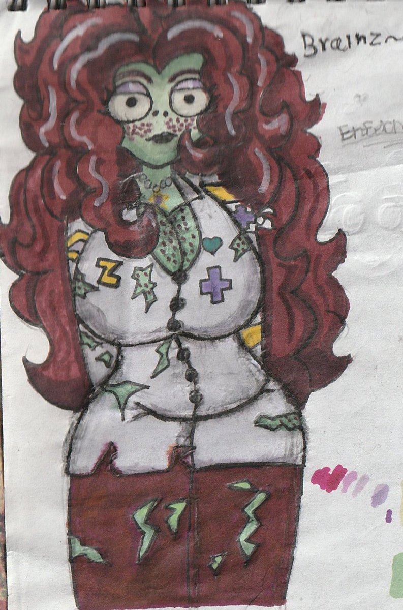 Today I bring you a small sketch of my character now as a sick zombie from PvZ who is willing to help anyone injured. I hope you like it :3 #pvzNSFW #NSFW #pvzrule34 #plantsvszombies #rule34 #ocs #r34