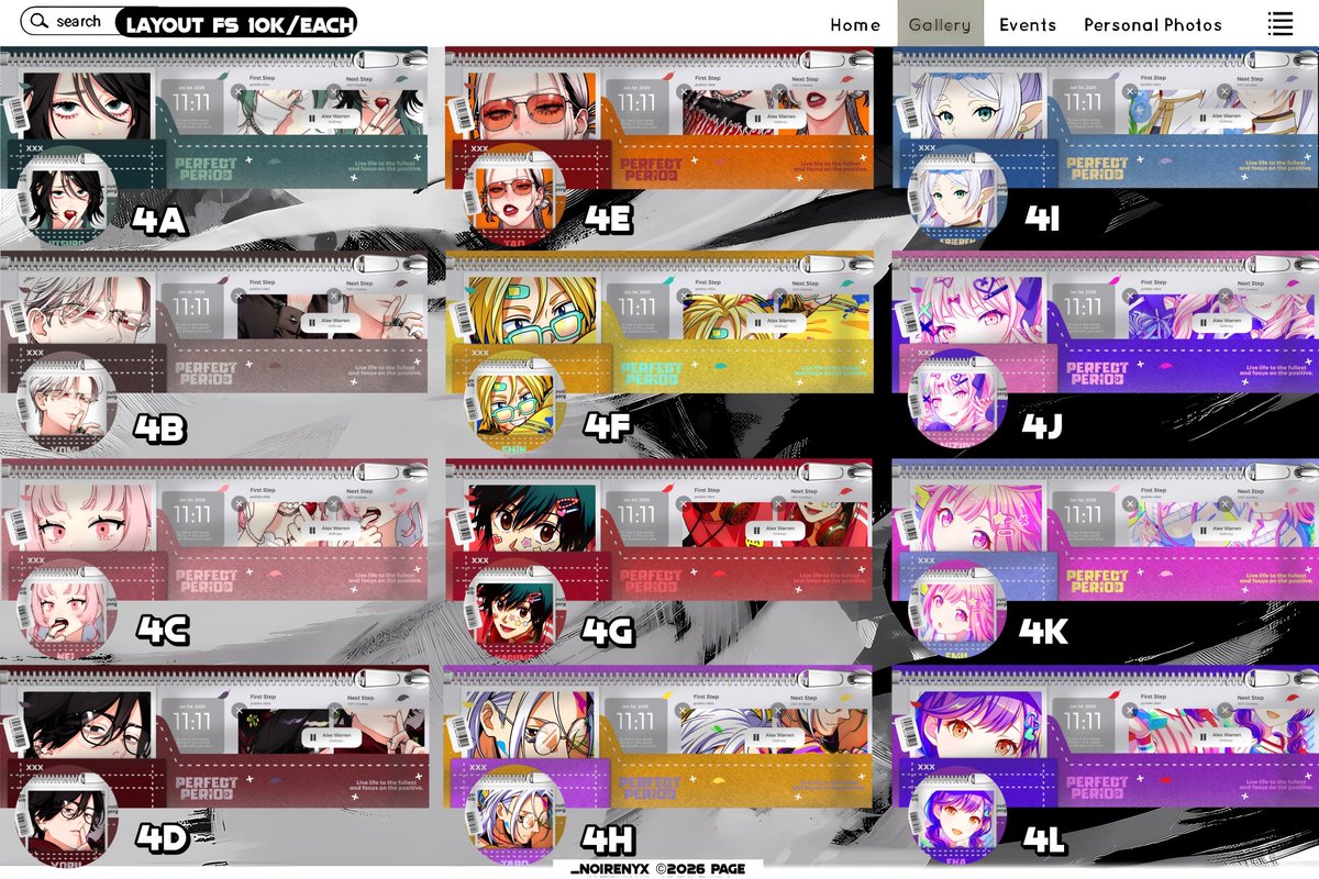 _noirenyx's tweet image. A retweet or like will be appreciated!

Hallo, saya ada 48 layout ready 2D flashsale (wuwa genshin hsr zzz anime pjsk) hanya 10K/each + kalo take 2 dapat diskon! Yuk buat kamu yang mau jajan bisa banget langsung dm!

💵 all e-wallet
#zonauang