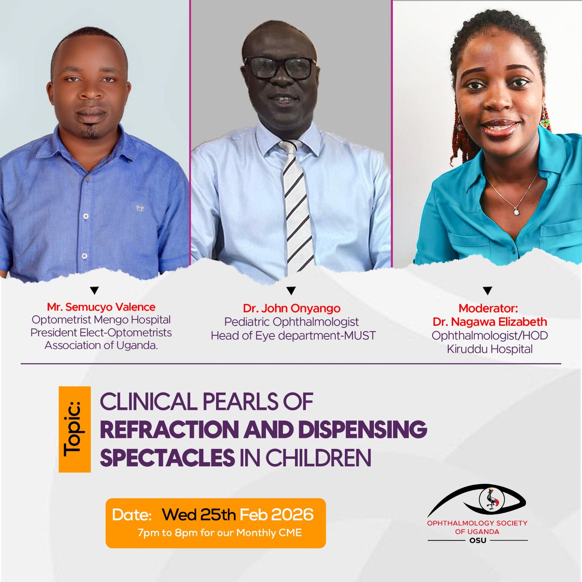 Ophthalmology Society of Uganda tweet media