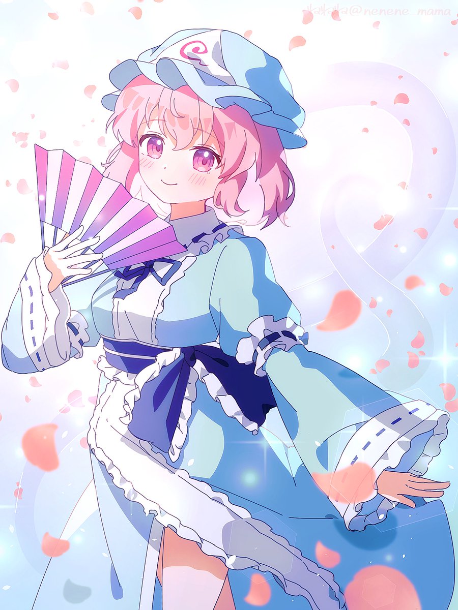 ゆゆこさま🌸(レタッチ) #2月23日は幽々子の日 #東方Project
