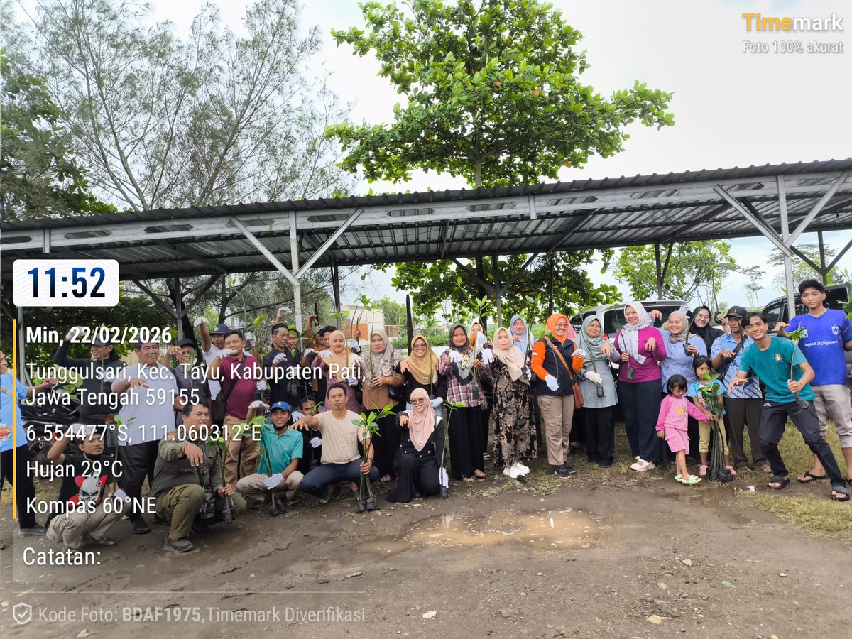 Pelatihan Peningkatan kapasitas KTH mendukung kesejahteraan masy. pesisir &amp; pengelolaan SDA pesisir bersama Yayasan Rekam Jejak Alam Nusantara dg kegiatan COAST (NUSACORE) di Ds. Tunggulsari Pati (Minggu,22/2/2026)
#magerisegoro #ngopeninglakoni
<a href="/DwiCahyoPurnom8/">Dwi Cahyo Purnomo</a> 
<a href="/dlhkprovjateng/">Dinas Lingkungan Hidup dan Kehutanan Prov Jateng</a>