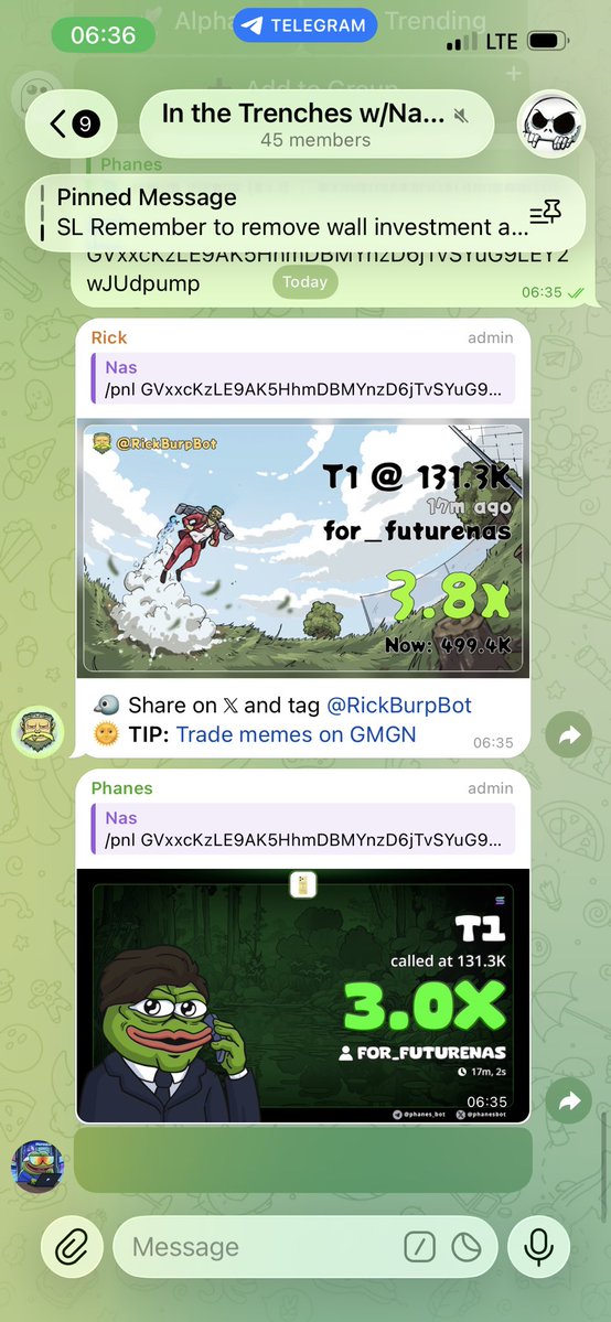 for_futurenas's tweet image. 3.8X 🔥 GAINS ON CRYPTO RN?😱💥  
 #T1 boutta make u RICH 🚀  

GVxxcKzLE9AK5HhmDBMYnzD6jTvSYuG9LEY2wJUdpump

Banks HATE this trick 😤  
They’ll NEVER leak this sauce  

Only in my PRIVATE grp 🔥  
Unlimited early alpha calls DAILY  

DM ME NOW b4 spots close!! ⏰