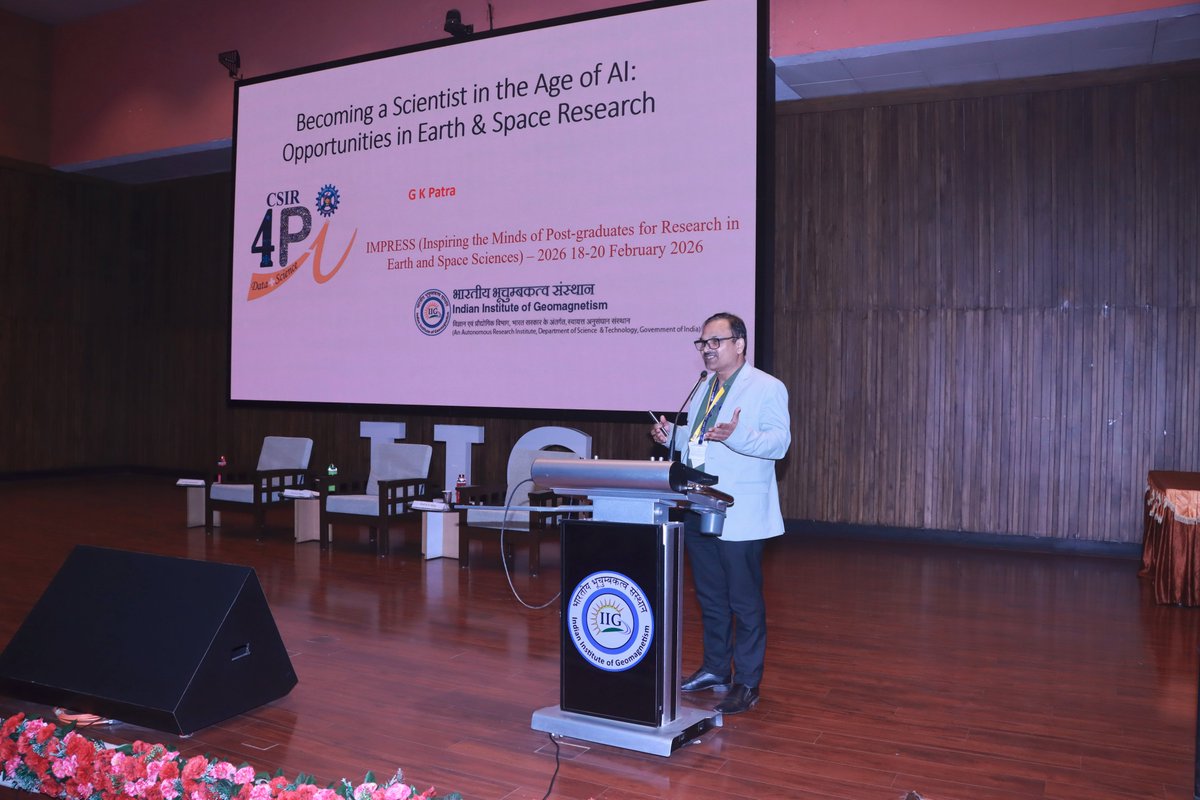 Indian Institute of Geomagnetism tweet media