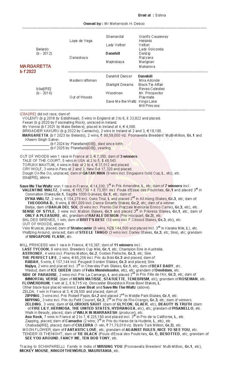 Indian Stud Book tweet media